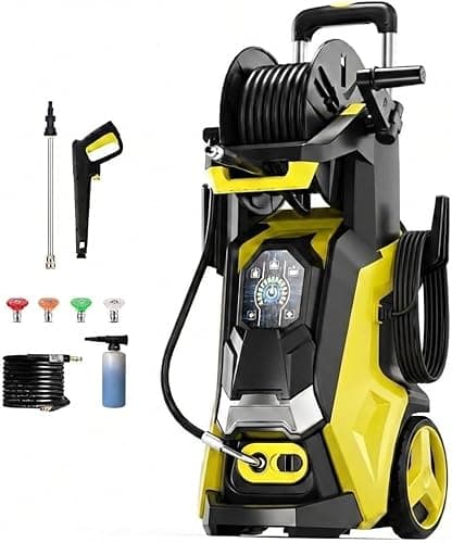Pressure Washer with Touch Screen, 5000PSIIMAX Power Washer with Foam Cannon, Washer Pressure Machine for Cars, Fences, Patios, Decks and Driveway Cleaning - Image 1