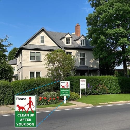 Carastora Please Clean Up After Your Dog Sign – Waterproof & Rustproof Metal Sign, Weather-Resistant and Fade-Resistant, Suitable for Home Yard, Garden, Community, and Park – 8x12 in - Thumbnail 2