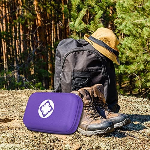 276PCS Compact Small First Aid Kits for Home Businesses Urgent Essential Mini First Aid Kit Travel Size Car Emergency Supplies Kit for Hiking Boating Skating, Purple AMORNING - Thumbnail 5