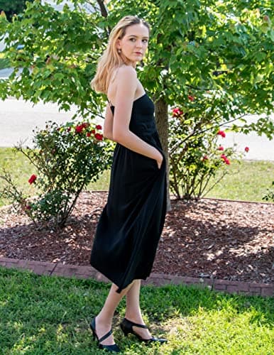 JENN ARDOR Women's Black Closed Toe Heels for Women 3 inch Stilettos Professional D'Orsay Pumps Sexy Ankle Strap Pointed Wedding Bride Evening Party Office Ladies Dress Shoes High Heels size 9 - Thumbnail 6