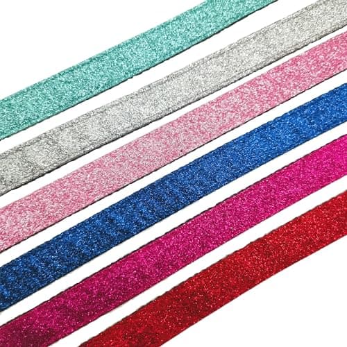 Jumpress Bling Bow Tie Dog Collar and Leash Set, Red Christmas Dog Collar with Bow and 5ft Leash for Medium Dogs, Cute Walking Boy and Girl Dogs Collar Set (Neck fit 13-19’’) - Thumbnail 6