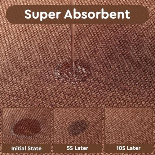 tchdio Kitchen Mats for Floor, Rubber Backed Kitchen Rugs Non Slip Washable, Superior Absorbent Kitchen Runner Rug Easy to Clean, Comfort Kitchen Floor Mat Front of Sink (Burnt Orange, 20" × 47") - Thumbnail 3