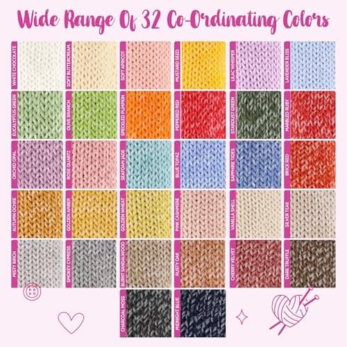 Cotton Bliss Soft Cotton Blend Yarn for Crocheting, 4-Pack (640Yds / 400G), Free Patterns, Beginners Friendly - #4 Medium Worsted Weight Yarn for Baby Blanket - Soft Buttercream - Thumbnail 6