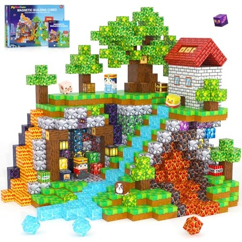 MyWodGame 150PCS Magnetic Blocks Building Toys for 3+ Year Old Boys Girls, Kids Sensory Montessori Construction Toys Christmas Birthday Gifts - Image 1