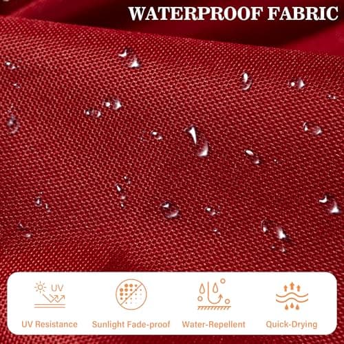 SINUOLIN Custom Size Bench Cushion for Indoor/Outdoor Furniture, 70D Foam Personalized Colors Embroidery Waterproof Patio Couch/Bay Window/Chair/Sofa/Swing Garden Seat Breakfast Nook Pad - Thumbnail 6