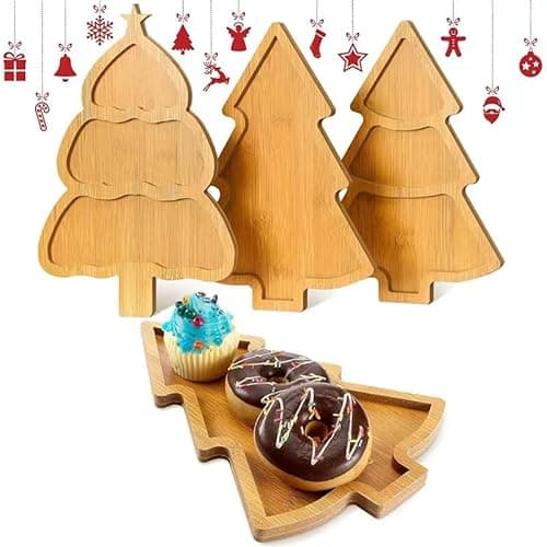 AYWVRBST Cheese Board, Fruit Candy Plate, Fruit Plate, Cutting Board (Tree) - Thumbnail 6