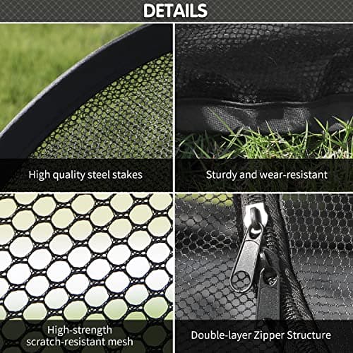Rest-Eazzzy Outdoor Cat Enclosures, Portable Cat Tent for Outside Enclosure for Indoor Cats, Catio Outdoor Cat Enclosure for Kitty and Small Animals, Cat Playpen with Tunnel, Storage Bag - Thumbnail 6