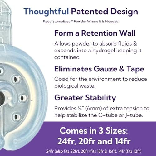 StomaDisc(TM) Retainer Disc for The StomaEase Powder. (20FR) - Thumbnail 2