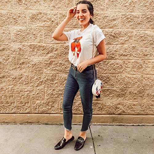 JENN ARDOR Mules for Women Flats Backless Loafers Shoes Slip On Slippers Pointed Toe Low Heel Work Slides Womens Mules Casual Shoes - Thumbnail 2