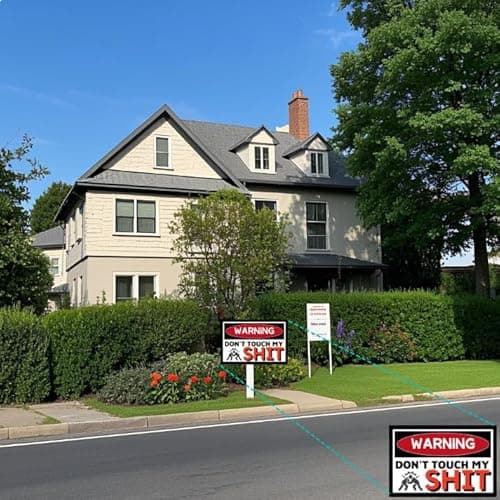 Carastora Humorous Tin Sign – Private Tools Zone Wall Decor – Retro Metal Sign for Workshop, Garage, or Man Cave – Dad or Husband, 8x12 Inch - Thumbnail 2