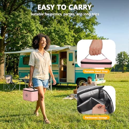 Lord Eagle 9-Speed Digital Hand Mixer Electric Handheld 500W, Pink - Thumbnail 5
