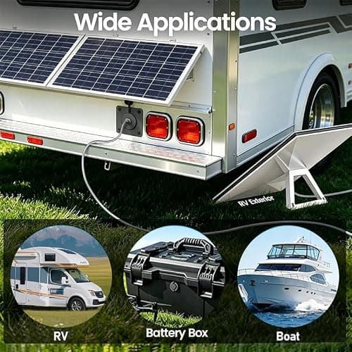 Wall Socket Pass Through Kit for Starlink Gen3/Gen 4 Aluminum IP68 Waterproof RJ45 CAT6 Ethernet Female to Female Bulkhead Panel Socket for RV Camper Boat Trailer - Thumbnail 6