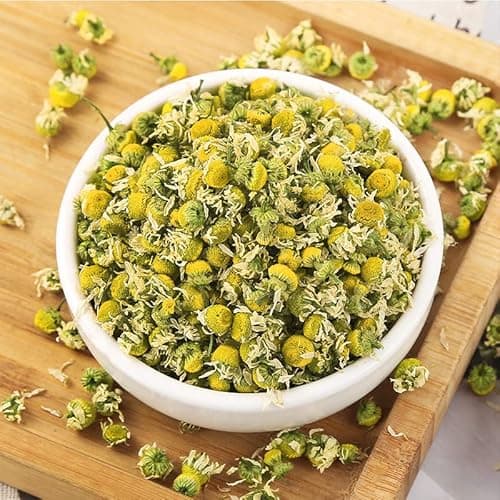 Chamomile Tea organic, 100% Pure & Natural Chamomile Flower Herbal Tea - Non-GMO - Caffeine-freePromote Relaxation & Support Digestion (Chamomile(3.53oz/100g)) - Thumbnail 4