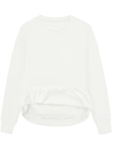 STOLKISS Oversized Long Sleeve Trendy Sweatshirts for Women Cute Fleece Lined Sleeve Sweatshirt Fall Pullover Winter Top 2026 - Image 1