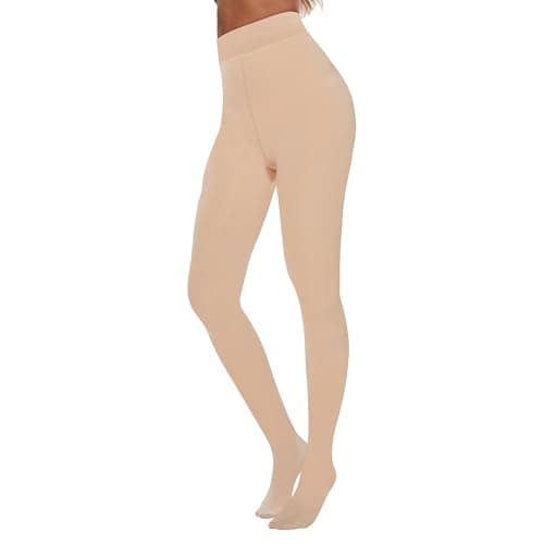 TNNZEET Fleece Lined Tights Women — Pantyhose Colorful Opaque Black Sheer Thermal Winter Warm Leggings Under Dress - Image 1