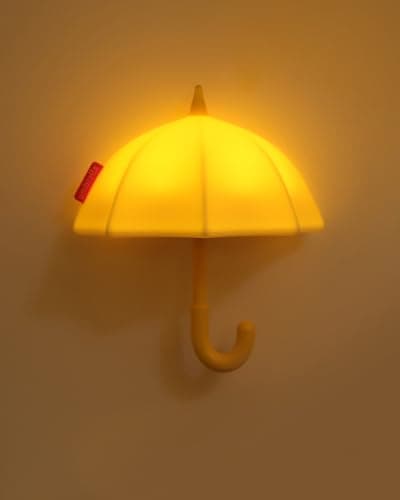 joyful xinghai Kids Night Light Umbrella, Silicone Tap Control Magnetic Bedside Lamp with Time Auto-Off, Cute Portable LED Nursery Light for Baby, Toddler, Bedroom and Keychain Holder - Image 1