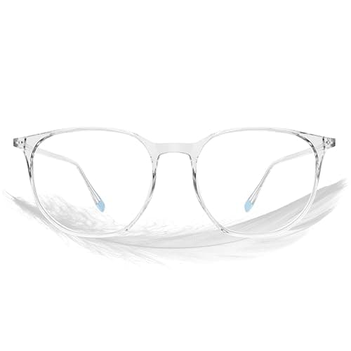 ROCKNIGHT Blue Light Blocking Glasses for Computer Eye Strain Women Clear Frame Gaming Phone Computer Glasses - Image 1