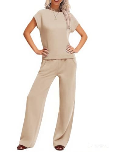 COCOMARTS Women's Pajama Sets Soft Comfy Fleece Pjs Long Sleeve Sleepwear Nightwear Soft Pjs Lounge Sets - Image 1