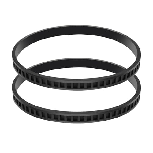 KeeTidy 45-69-0010 Blade Pulley Tires Replacement Compatible with Bandsaw Part Deep Cutting Blades 6230 6232-6 6225 AO2807 6238N 6238-20 2729-20 Portaband Saw Belt, 2 Pack - Image 1