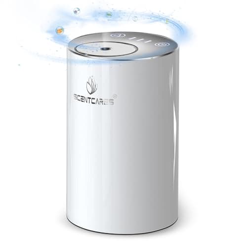 Sentiment Diffuser, Waterless Diffusers for Essential Oils - Diffusers for Home, No Water & Portable & Smart & Cordless Design, for Cold Mist (White) - Image 1