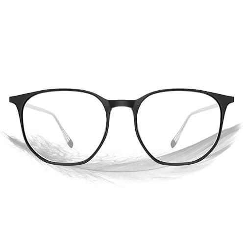 ROCKNIGHT Anti Blue light Rays glasses for computer eye strain women tea transparent frame - Image 1