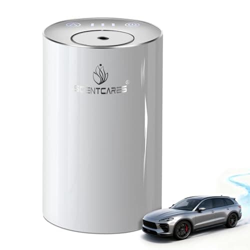 Waterless Diffuser for Essential Oil for Home and car, Sentiment Essential Oil Diffuser with Cold Air Technology, 2 Diffusion Modes, 4 Timer Settings (1/2/4/6H), Warm LED Light Rechargeable - Image 1