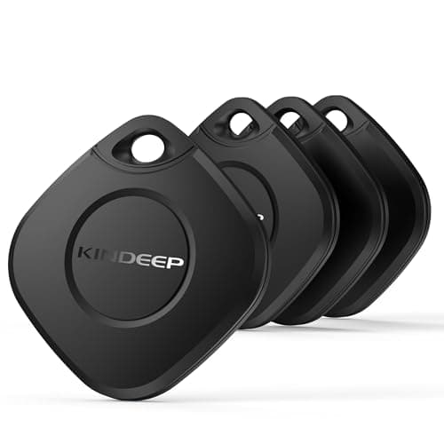 Air Tracker Tag 4 Pack: Bluetooth Item Finder with Apple Find My APP (iOS Only), Item Locator for Keys Finder, Luggage Tracker, Bags Wallets Tracking, IP67 Waterproof Smart Tag - Image 1