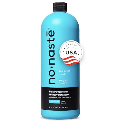 Nonaste Zen Fresh Activewear Laundry Detergent (32 Fl Oz, Pack of 1) – High Performance Detergent, Eliminates Trapped Sweat & Odors | Laundry Safe for Fabrics and Sportswear, Fresh Scent, 16 Loads - Image 1