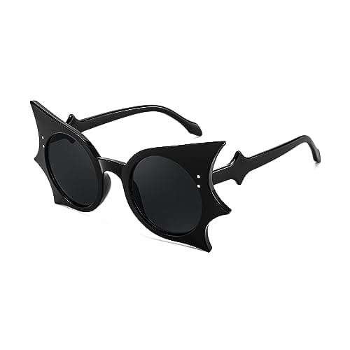 FEISEDY Women Men Funny Sunglasses, Butterfly Shaped Bat Shades for Halloween and Party B4142 - Image 1