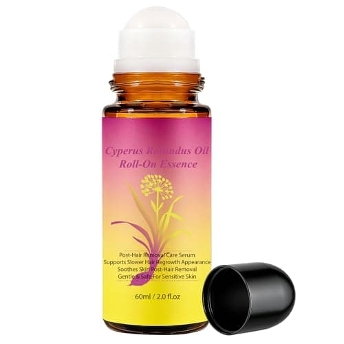 Cyperus Rotundus Oil, Natural Cyprus Cypress Rotundus Oil for Hair Removal, Reduces Unwanted Hair Growth, Soothes Skin & Minimizes Pores for All Skin Types (1PC - 2.02 Fl Oz) - Image 1