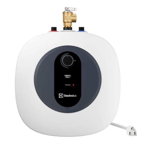 Electrolux Mini Tank Water Heater Electric 2026 Early Release, 4 Gallon On-Demand Under-Sink Instant Small Hot Water Heater Wall or Floor Mounted