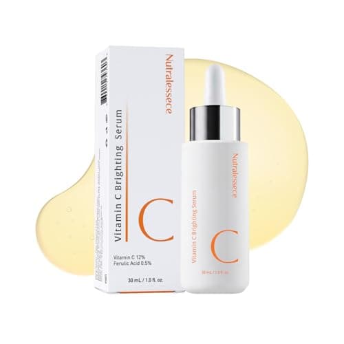 Nutralessece 12% Vitamin C Serum with Ferulic Acid – Brightening, Antioxidant, Skin Repair, Reduces Dark Spots, Suitable for All Skin Types - Image 1
