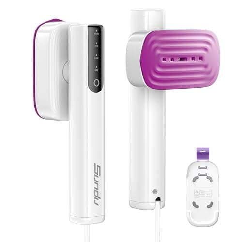 Travel Steamer for Clothes, Portable Handheld Design, Clothing Wrinkles Remover, Strong Penetrating Steam, 1200W Powerful 2 In 1 Steamer & Iron, 100ml Big Capacity - Image 1