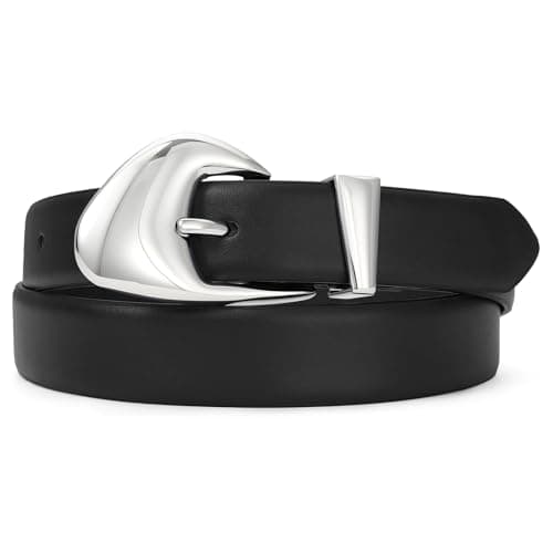 Balteus Black and Gold Belt for Women – Stylish Chunky Gold Belt, Adjustable for Jeans, Dresses & Casual Fashion - Image 1