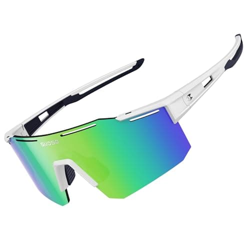 suoso Cycling Polarized Sunglasses for Men: UV400 Protection Glasses Running Baseball Softball Sports Goggles for Youth Women - Image 1