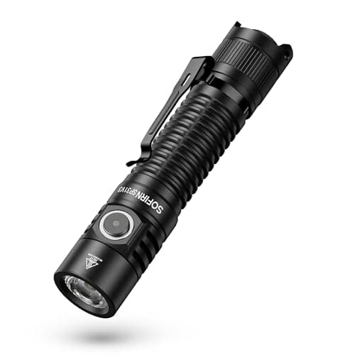 Sofirn SP31 V3 Tactical Flashlight Rechargeable, 2000 High Lumen Pocket Flashlight with Powerful LED, Dual Switches and Battery for EDC, Home, Emergency, Heavy Duty, IP68 Waterproof / Compact Built - Image 1