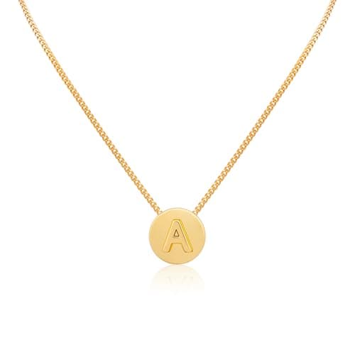 Milan Chiva Gold Cross Pendant Necklace for Women 14K Plated Dainty Sunburst Tag Chains Minimalist Faith Jewelry MNS-1042RD - Image 1