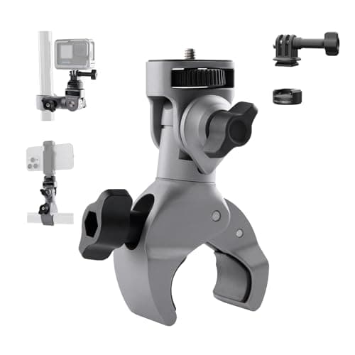 PGYTECH CapLock Super Clamp Mount, Aluminum Alloy Bracket, Crab Heavy Duty Clamp with 1/4" Screw for Gopro 13/12, DJI Osmo 360/Action 6/5 Pro/Pocket 3/Xtra Muse, Insta360 Ace Pro2/X5, Action Camera - Image 1