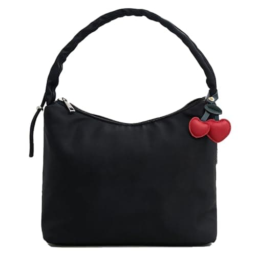 TTCAYU Lunch Bag Women Small Insulated Lunch Box Cute Lunchboxs Lightweight Cooler Bag For Work Picnic Travel (BLACK-lunch bag) - Image 1