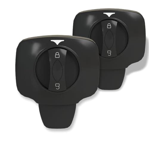 2-Pack Oven Lock Child Safety - Oven Baby Proofing Door Lock with Heat-Resistant Adhesive, No Drill - Safety Locks for Ovens/Stoves/Dishwashers to Keep Toddlers Pet Safe (Check Size for Fit) (Black) - Image 1