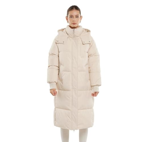 PUFFIT Long Puffer Jacket for Women,2025 Thickened Winter Coat Hooded with Deep Pockets, Ladies Warm Winter Jacket - Image 1