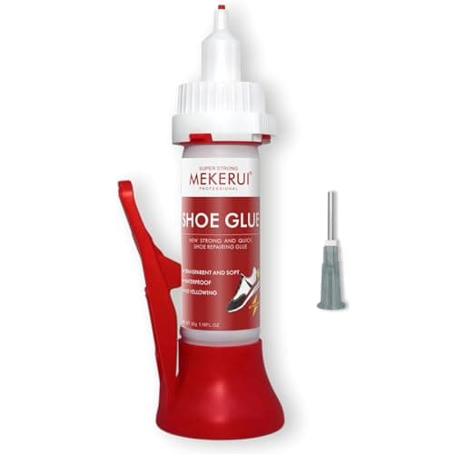 Super Strong Universal Shoe Glue – 30-Second Quick Repair Waterproof Clear Adhesive – Heavy Duty Shoes Glue for Sneakers, Soles, Heels & All Footwear with Precision Nozzle & Needle Tip - Image 1