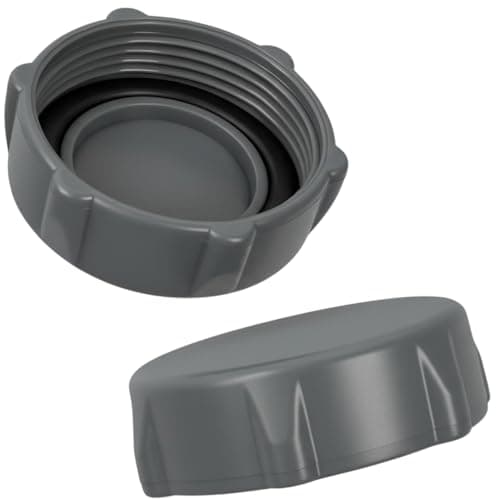 telehybrid Pool Drain Cap Replacement for Coleman Above Ground Pools, 2 Pack Heavy Duty Drain Valve Caps Replace Part P01006 P01010 P6D1158 P6H1158ASS16