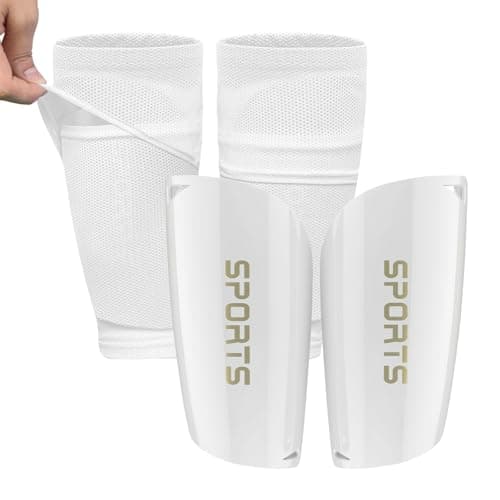 ATHCISE Kids Youth Soccer Shin Guards with Sleeves, Slip in Shinguards Soccer Shin Pads for 3-15 Years Old Boys Girls Child Teens - Image 1