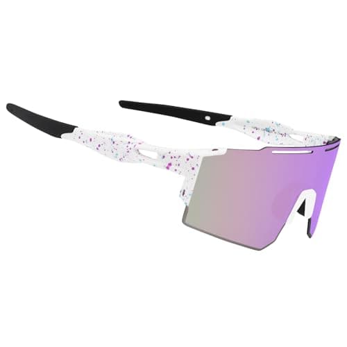OULAIQI Cycling Sunglasses for Cycling Men Women Baseball Glasses 1 Lens