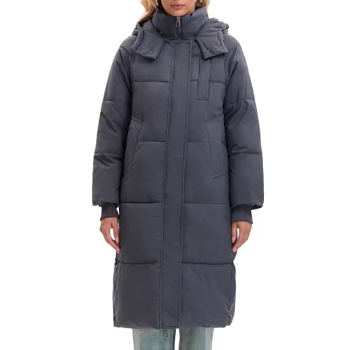 PUFFIT Long Puffer Jacket for Women,2025 Thickened Winter Coat Hooded with Deep Pockets, Ladies Warm Winter Jacket - Image 1
