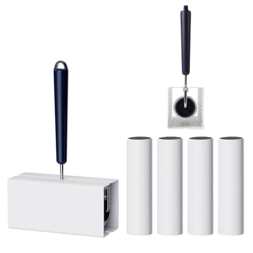 JoviQ Lint Roller for Pet Hair Extra Sticky, 6.3'' Lint Remover with 240 Sheets, Large Surface Sticky Rollers for Clothes Furniture Dog Cat Hair (1 Roller + 240 Sheets) - Image 1