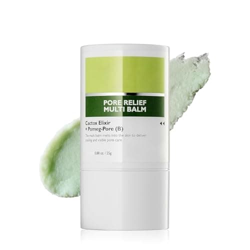 Asiceeky Cactox Pore Relief Multi Balm Stick – Instant Cooling Balm for Pore Tightening, Reduces Puffy & Enlarged Pores,calcium volume multi balm Soothes Skin with Cactus Extract for Face & Nose - Image 1
