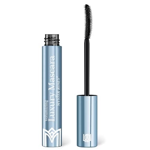 Mascara for Older Women 60 Plus, Tubing Mascara Black - Lengthening, Volumizing & Curling, Smudge-Proof, Washable, Enriched with Jojoba Oil and Castor Oil, Vegan & Cruelty-Free - 0.4 Fl Oz - Image 1
