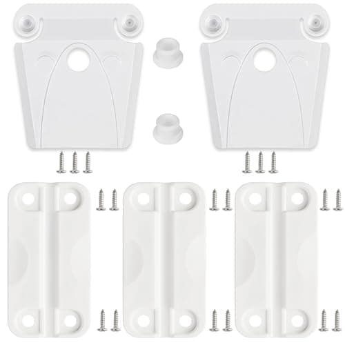 telehybrid Cooler Replacement Hinges and Latches Kit for Igloo- Heavy Duty Ice Chest Repair Parts Compatible with Igloo 25-165 Qt Cooler- Include Latch Posts & Stainless Steel Screws - Image 1